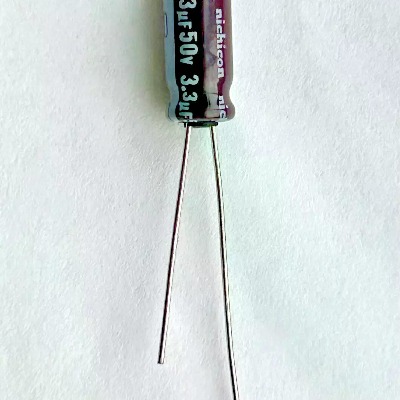 5 x Aluminum Electrolytic Capacitor 3.3uF 50V 5x11mm Nichicon