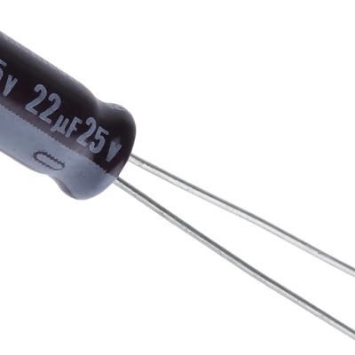 5 x Aluminum Electrolytic Capacitor 22uF 25V 5x11mm Nichicon